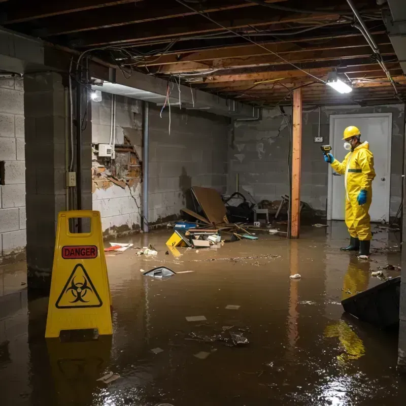 Flooded Basement Electrical Hazard in New Market, TN Property